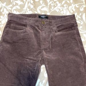 Brown corduroy pants